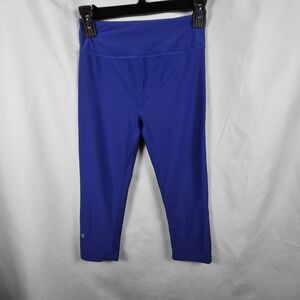 Under Armour Blue Womens Compression Heat gear Capri leggings XS